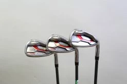 TaylorMade AeroBurner 8, 9, PW Iron Set RH TaylorMade REAX Shafts Regular Flex