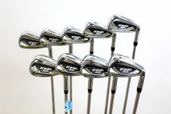 Cobra King SpeedZone 4-PW-GW-SW Iron Set RH -0.5 In KBS Tour 90 Steel Stiff Flex