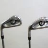 LEFTY Titleist T300 5-6 Iron Set -0.25 In Dynamic Gold Steel Shafts Stiff Flex