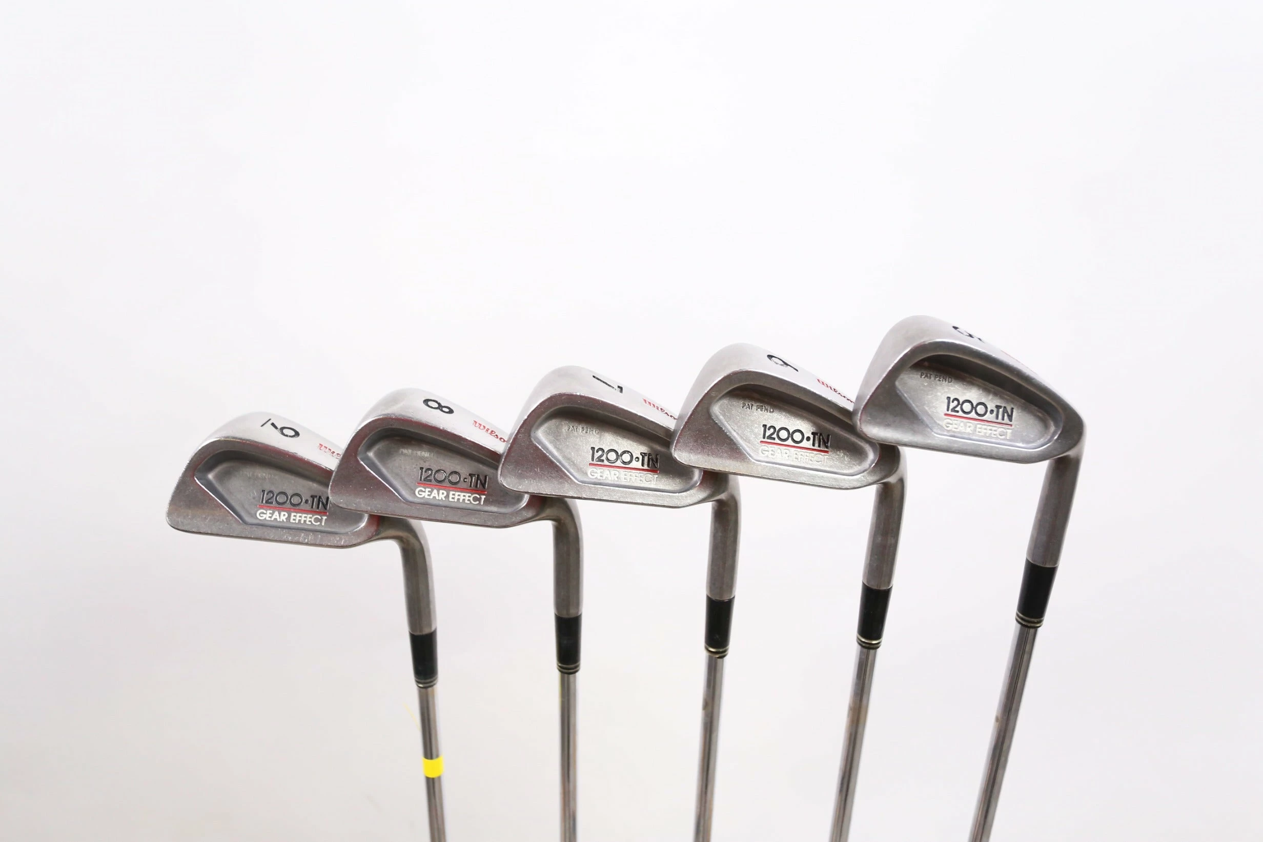Wilson 1200 TN Gear Effect 5-9 Iron Set RH -0.25 In Wilson Steel Shafts Regular