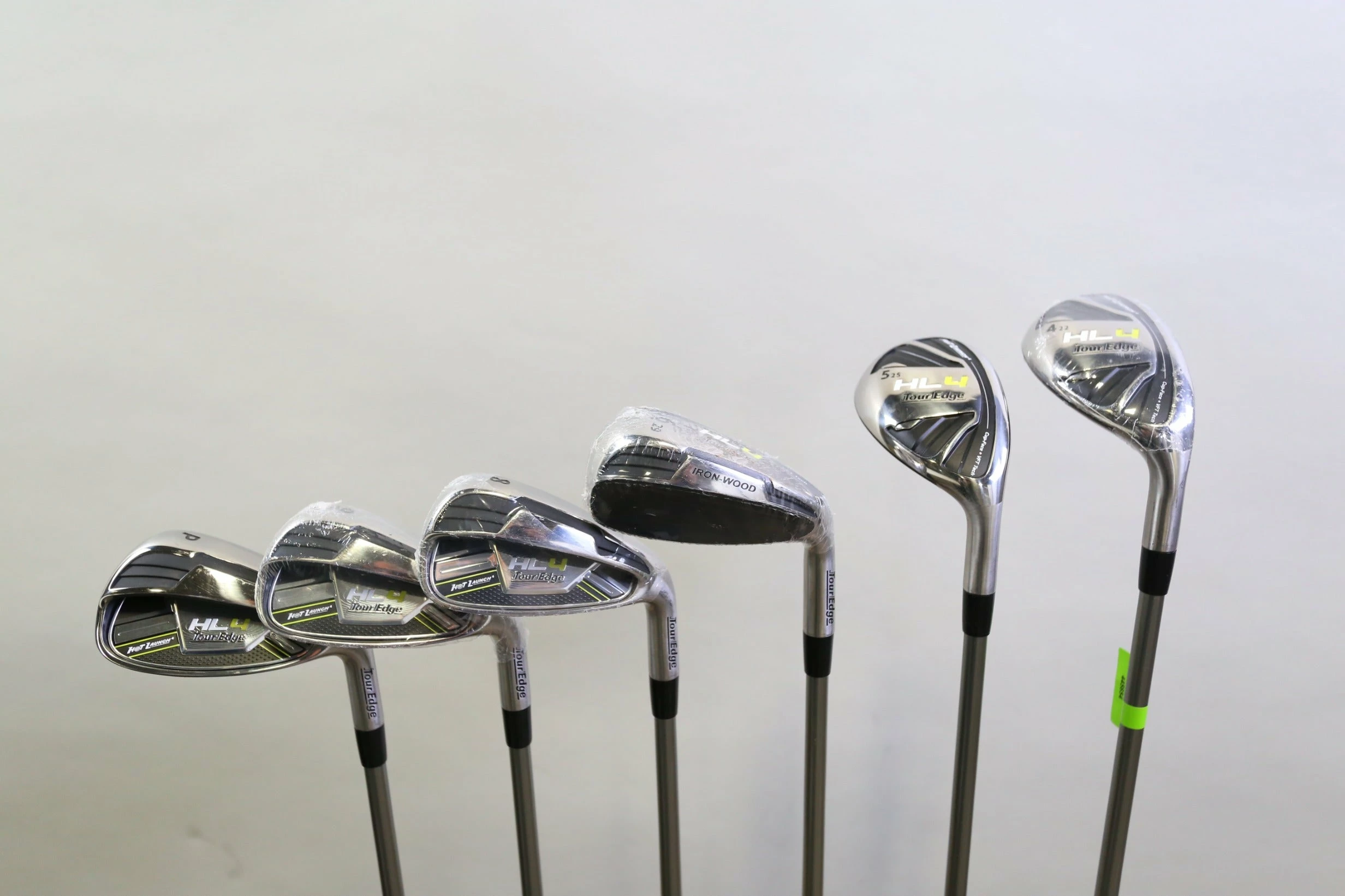 Tour Edge HL4 4-6, 8, 9, PW Iron Set RH Graphite Shaft Seniors Flex