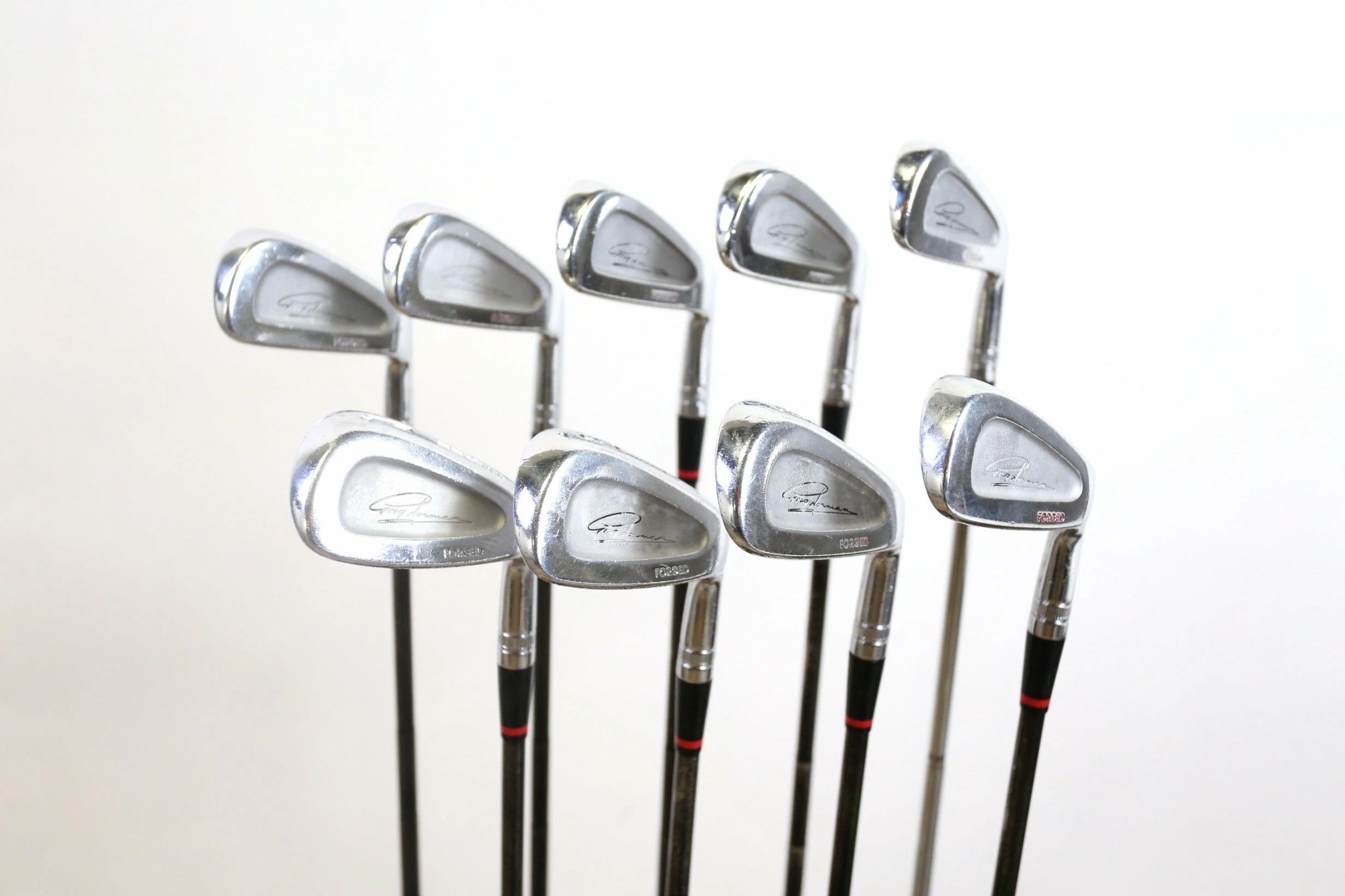Cobra Norman Signature Blade 2-PW Iron Set RH -0.25 In Steel Shaft Stiff Flex - Image 2