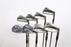 Ben Hogan Edge CFT 4-7, 9, EW, SW, LW Iron Set RH Ben Hogan Apex Shafts Stiff
