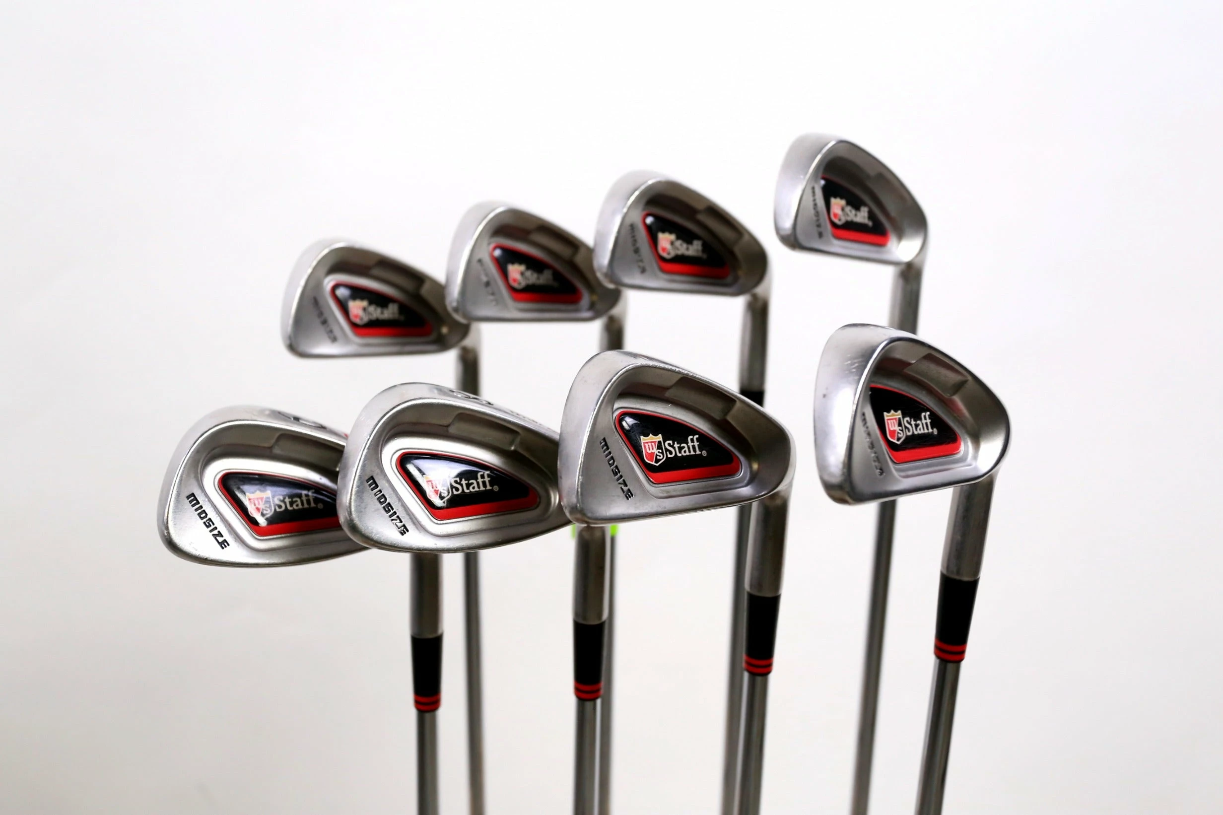 Wilson Staff Midsize 2-9 Iron Set RH Firestick 2.8 Steel Shafts Stiff Flex - Image 2