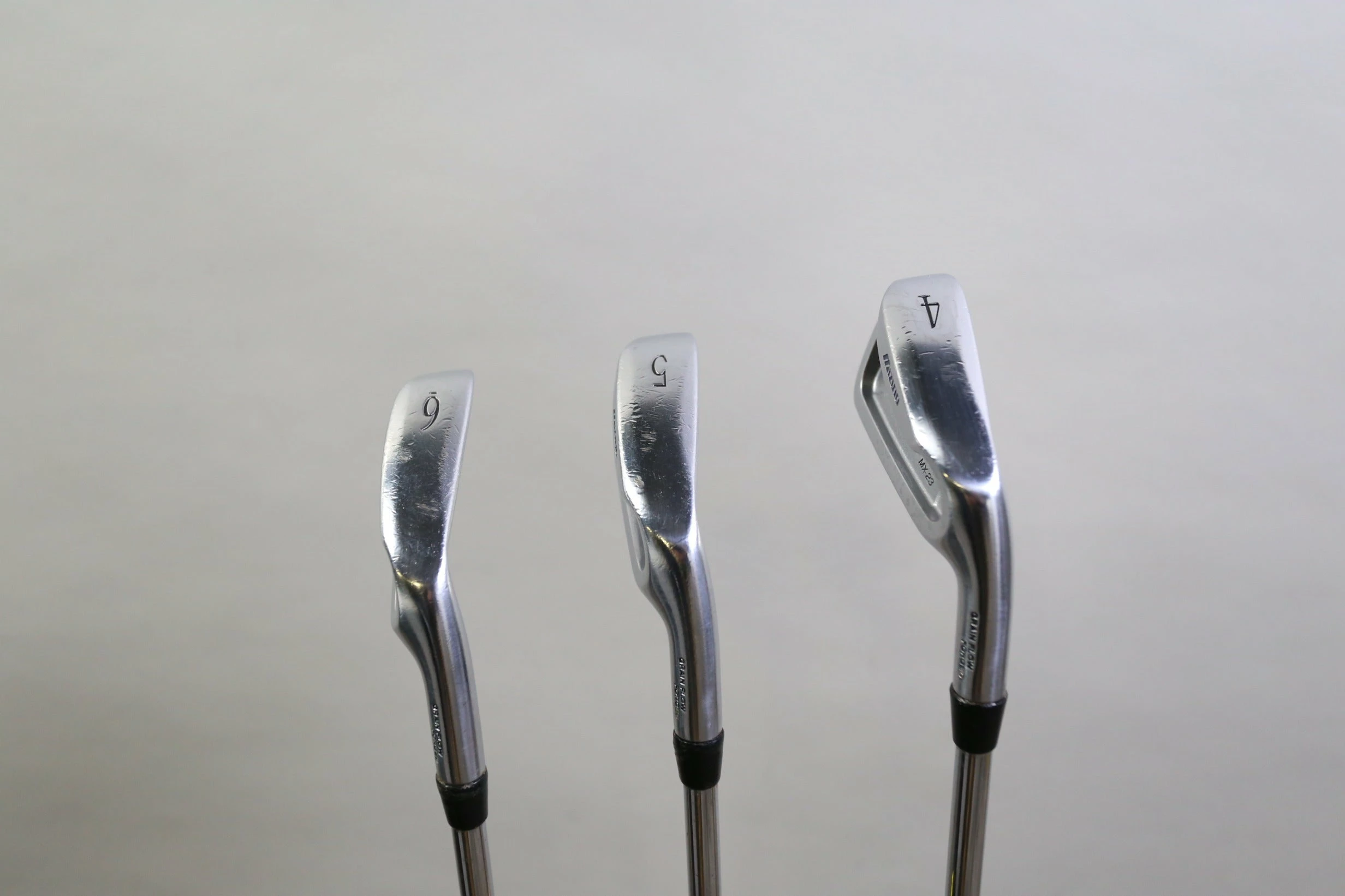 Mizuno MX-23 4-6 Iron Set RH Steel Shafts Stiff Flex - Image 4
