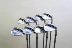 Cobra FP 5-9, PW, GW, SW Iron Set RH -0.25 In Aldila Graphite Shafts Ladies Flex