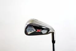 Callaway X Hot 2019 6 Iron RH 38 In True Temper SS85 Steel Shaft Stiff Flex