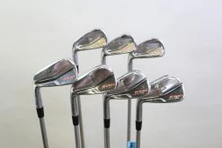 LEFTY Cobra King Forged CB/MB 4-PW Iron Set Steel Stiff Flex