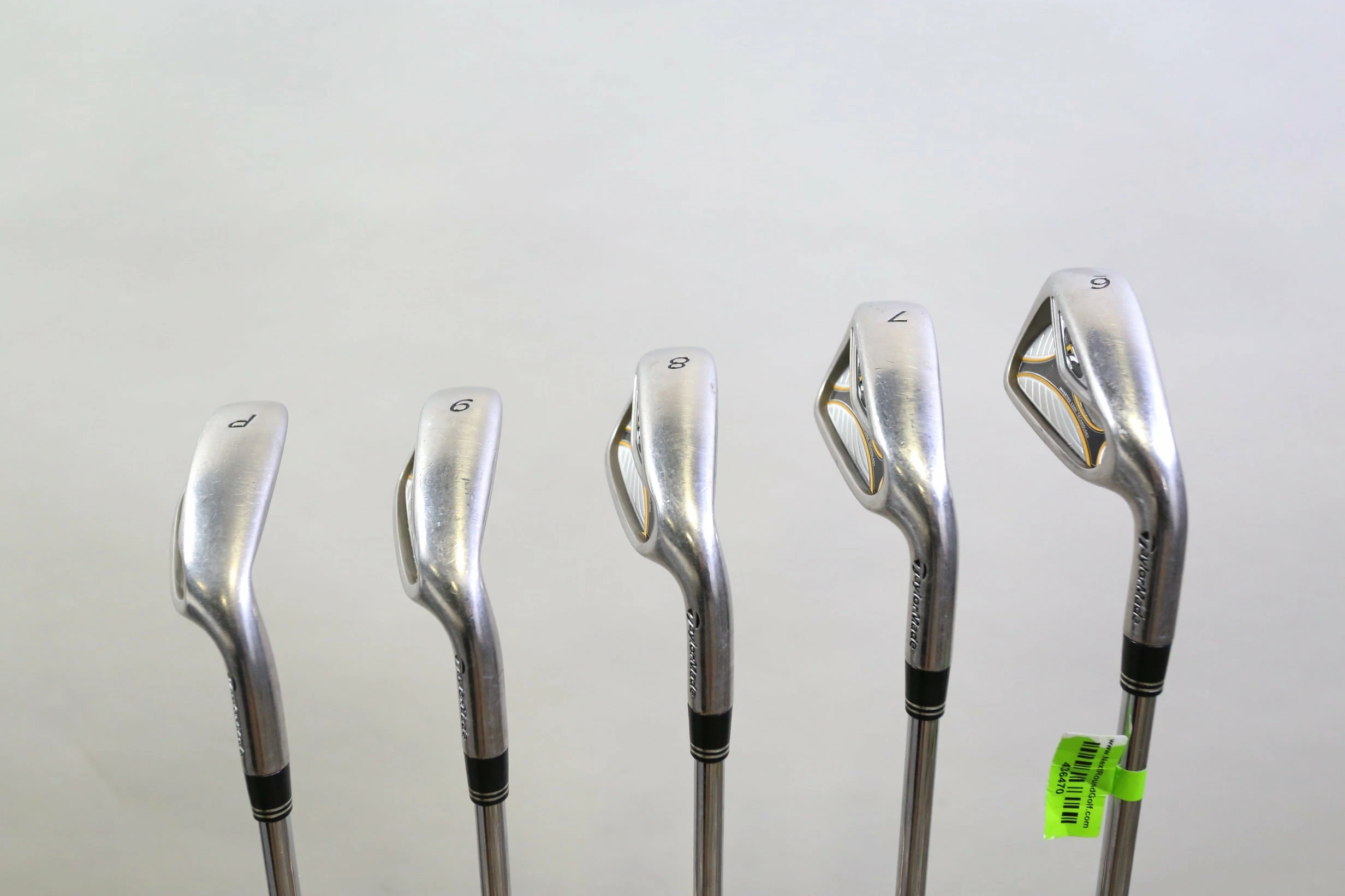 TaylorMade R7 6-9, PW Iron Set RH TaylorMade Steel Shafts Stiff Flex - Image 4