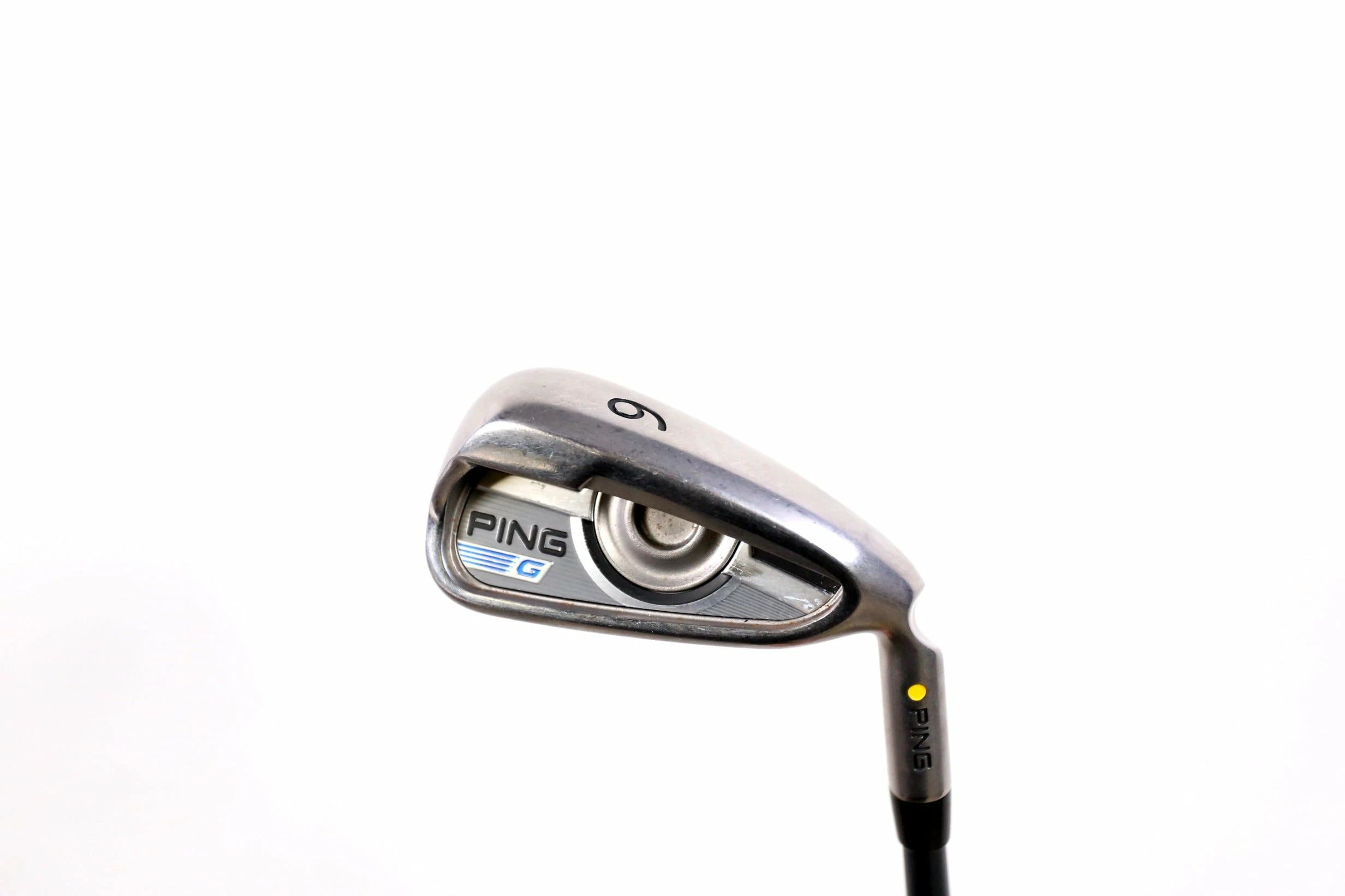 Ping G Yellow Dot Single 6 Iron RH 37.75 In Ping CFS Graphite Regular Flex
