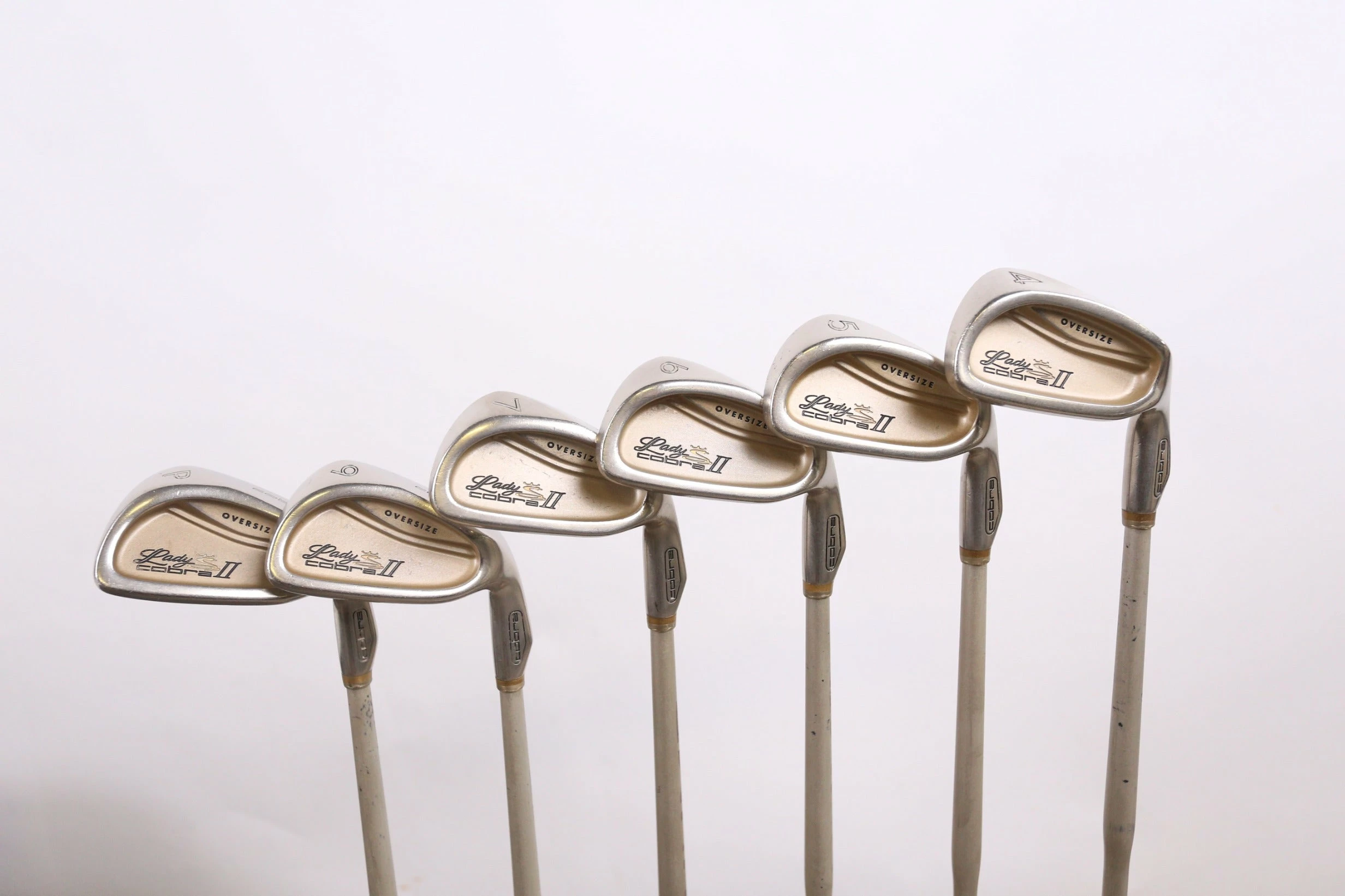Cobra LADY COBRA 2 OVERSIZE 4-7, 9-PW Iron Set RH -0.5 In Graphite Ladies Flex