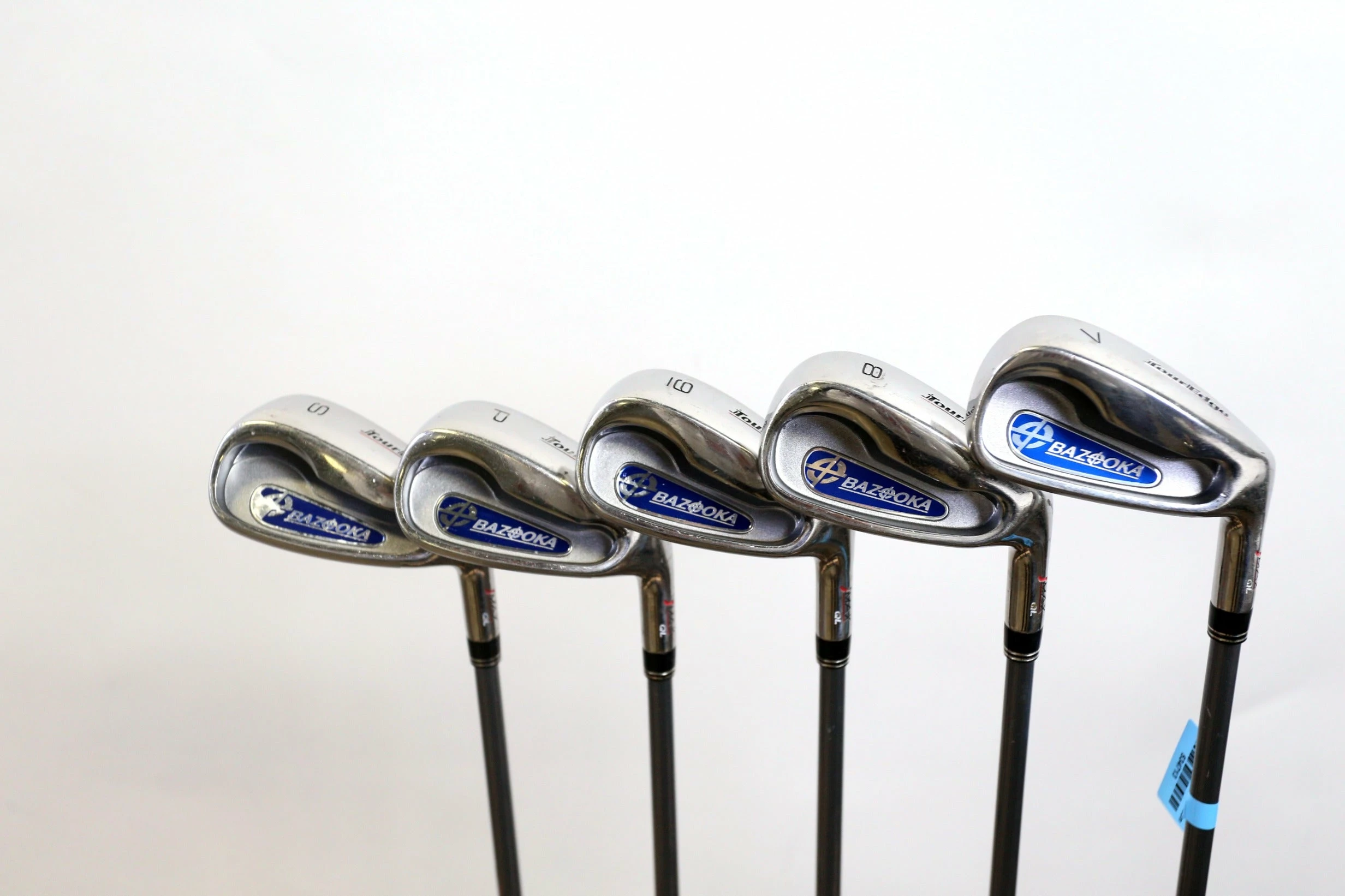 Tour Edge BAZOOKA JMAX QL 7-9, PW, SW Iron Set RH -1.25 In Graphite Ladies Flex