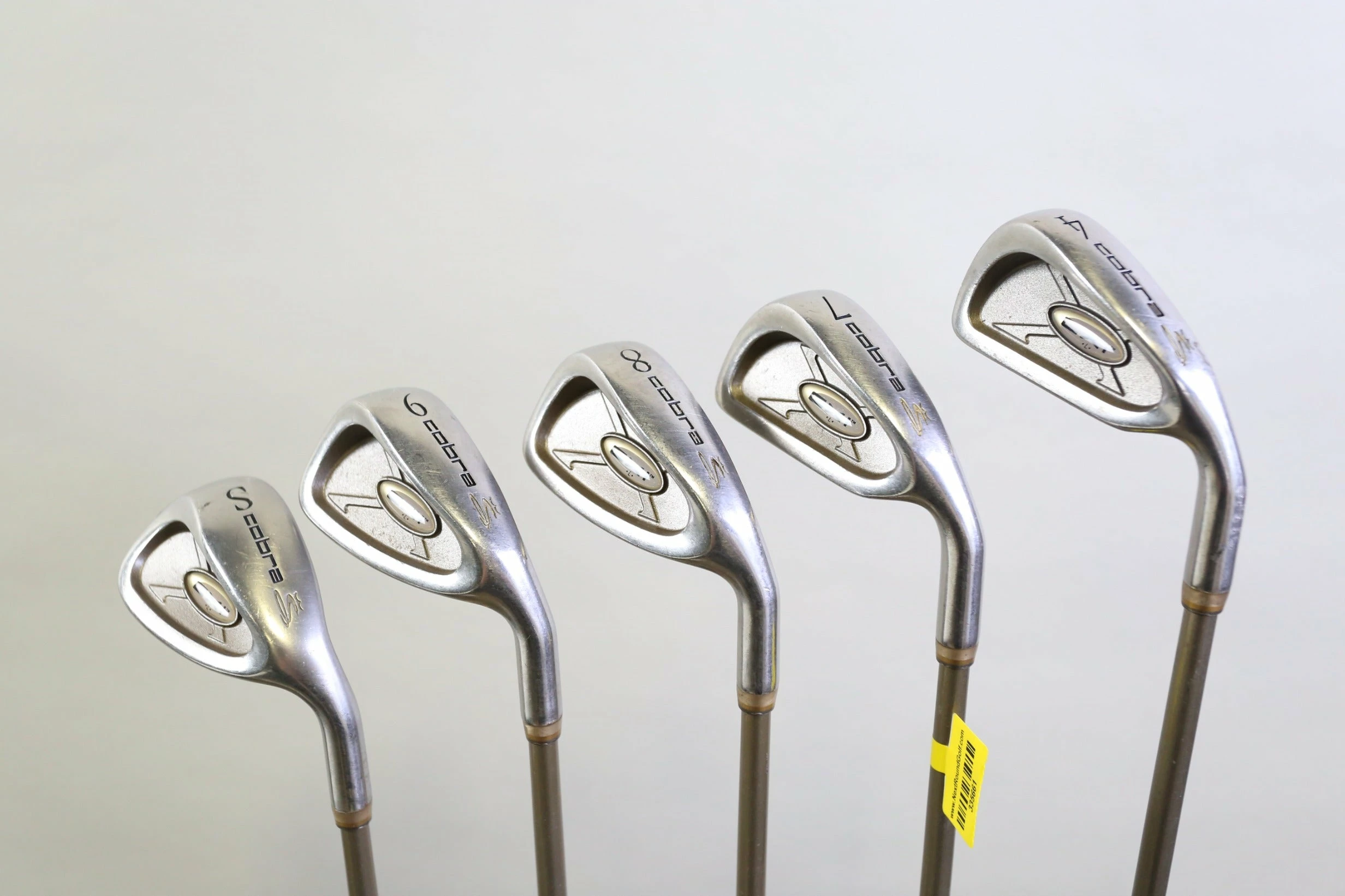 Cobra CXI 4, 7-9, SW Iron Set RH +0.5 In Cobra Graphite Shafts Ladies Flex - Image 4