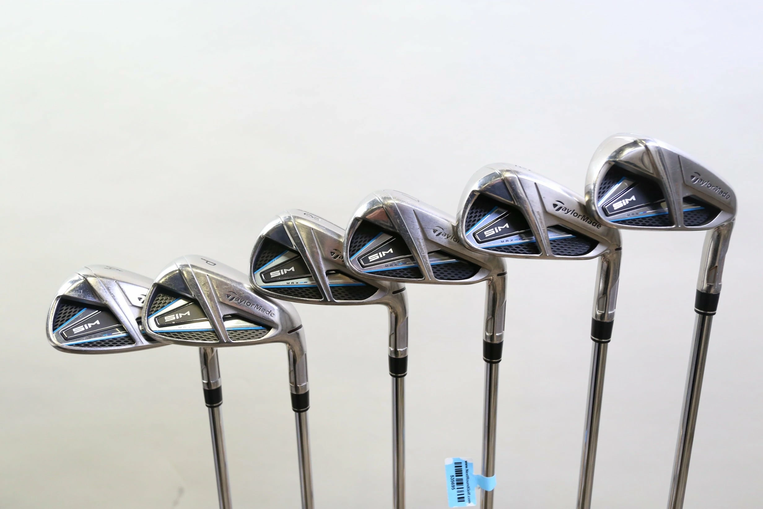 TaylorMade SIM MAX 5-8, PW, GW Iron Set RH Steel Shaft Stiff Flex