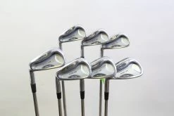 LEFTY Mizuno MX-25 4-PW Iron Set -0.25 In Mizuno Steel Stiff Flex