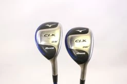 Mizuno CLK Fli-Hi Ti Crown 5-6 Hybrid Set RH 23*, 26* Graphite EXSAr HS2 Ladies