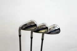 LEFTY Cobra F-Max 8-PW Iron Set -0.25 In Matrix Graphite Shafts Regular Flex