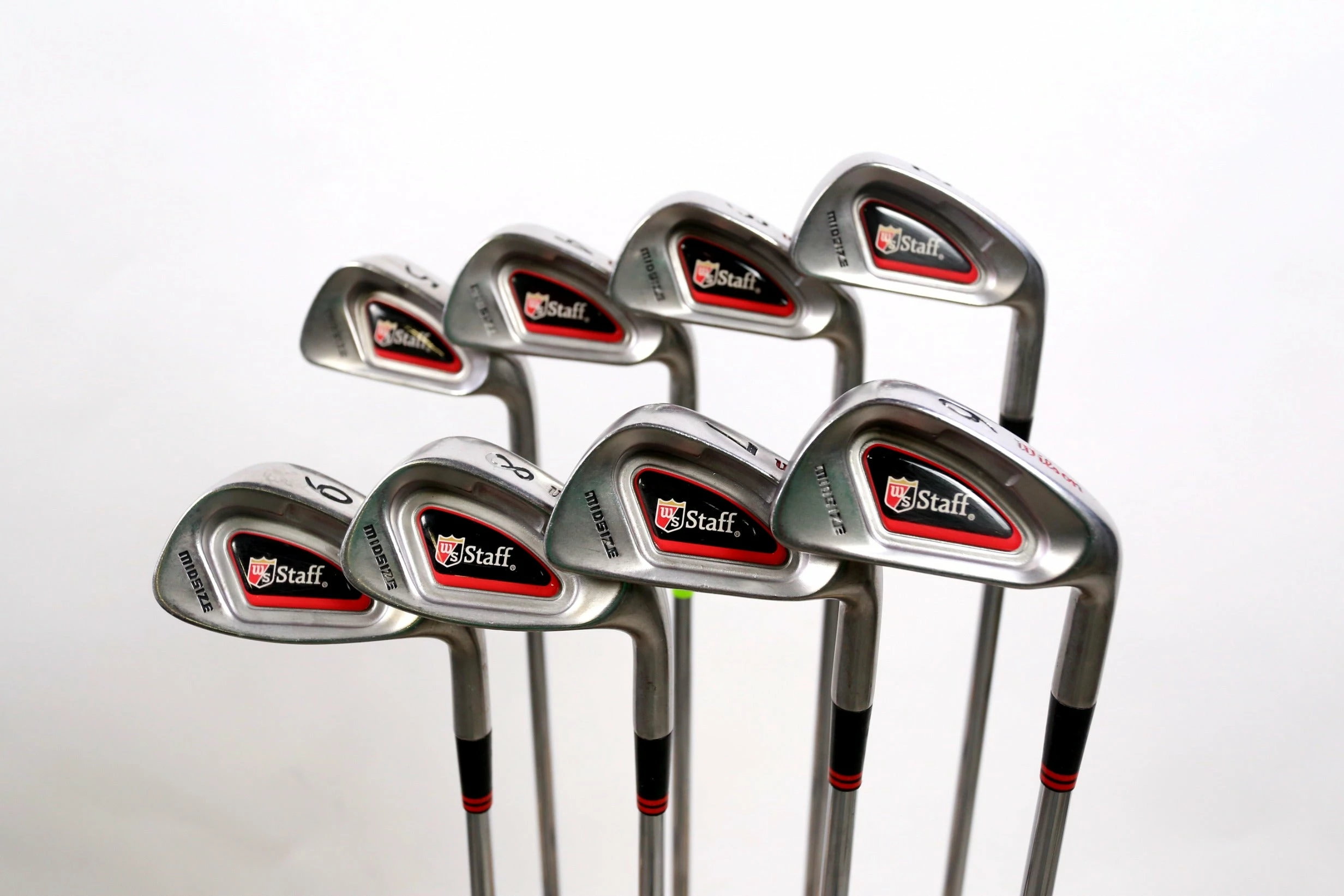 Wilson Staff Midsize 2-9 Iron Set RH Firestick 2.8 Steel Shafts Stiff Flex