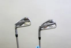 LEFTY Titleist 718 AP2 5-6 Iron Set +0.25 In Graphite Shafts Stiff Flex